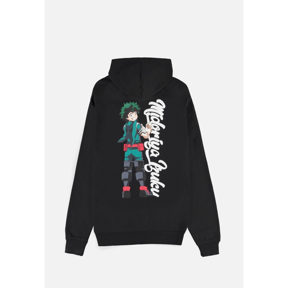 My Hero Academia - Izuku Midoriya Veste zip à capuche - Noir